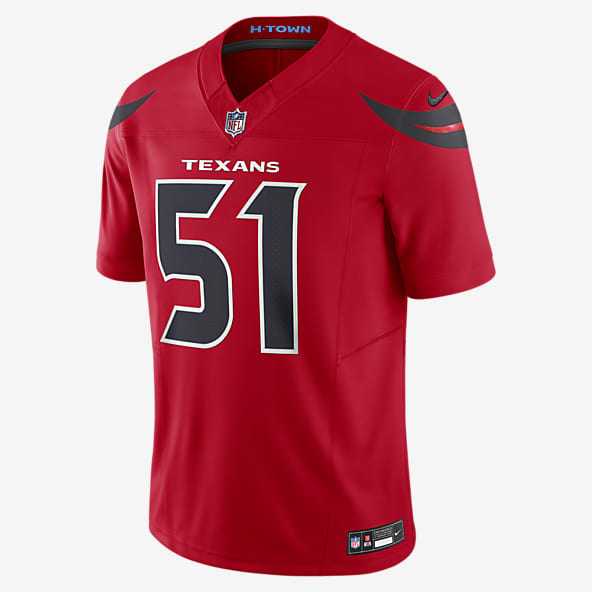 Black and red texans jersey clearance